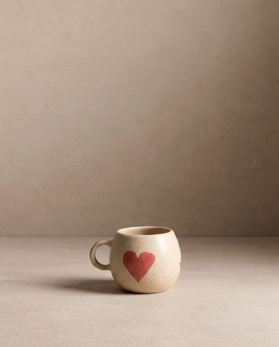 Café Cozy Hearts pour deux en grès – Édition limitée