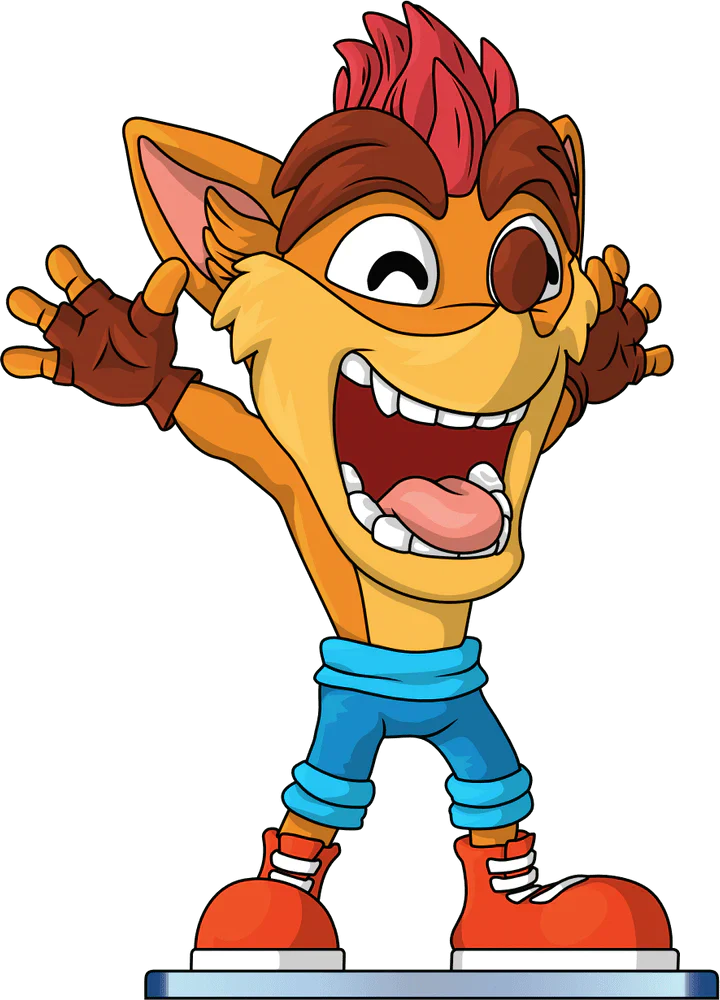 Crash Bandicoot Vinyl figurine Woah Crash Youtooz Activision