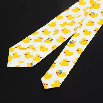 Cravate fine Canards Jaunes – visuel produit
