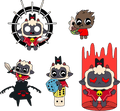 Cult of the Lamb Pin Set