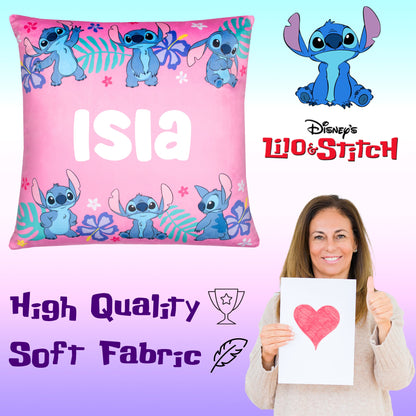 Disney Stitch Coussin Cover 44 x 44 cm Super Soft Pillow Case Gift fille Bedroom Home Décor
