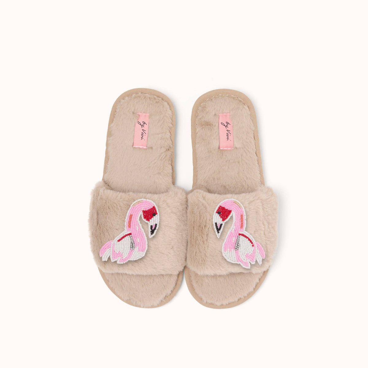 Pair of Pins for Slippers - Flamingo