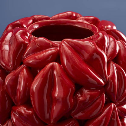 Red Lips Vase