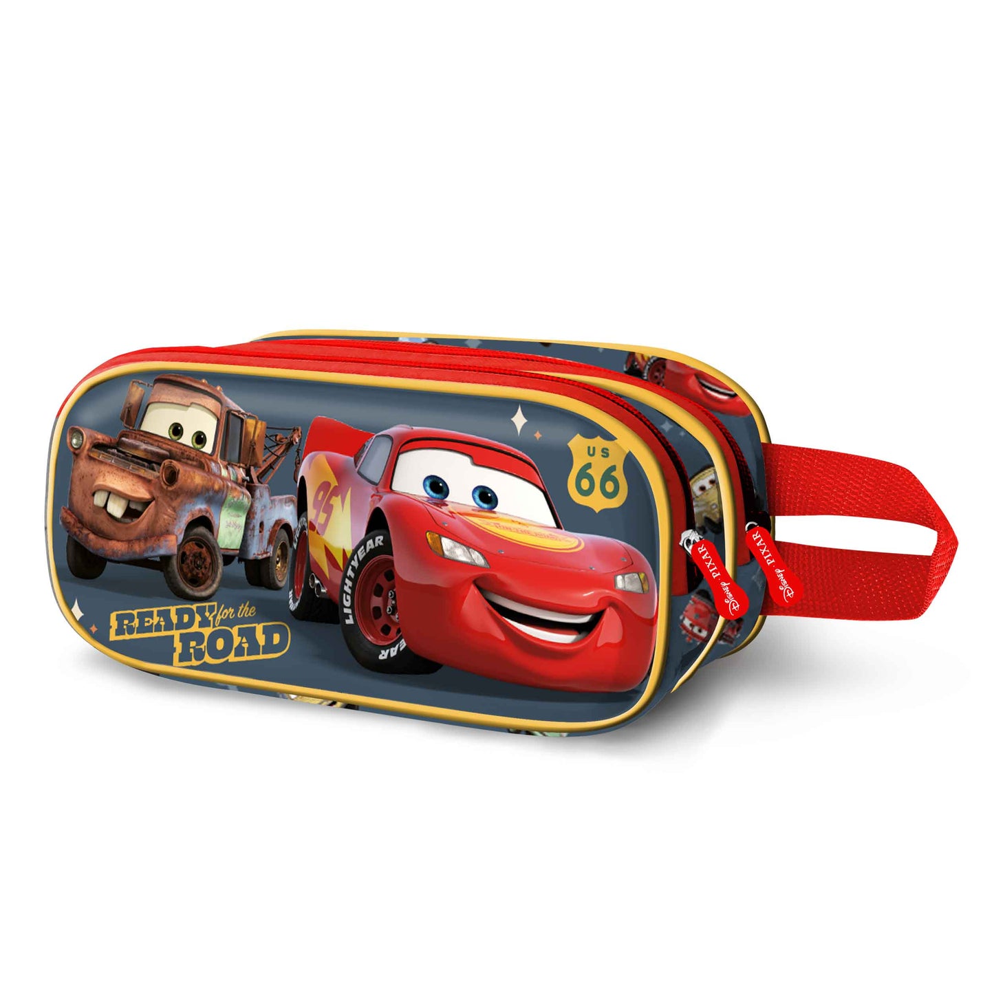 Disney Cars 3 Ready-3D Double Pencil Case