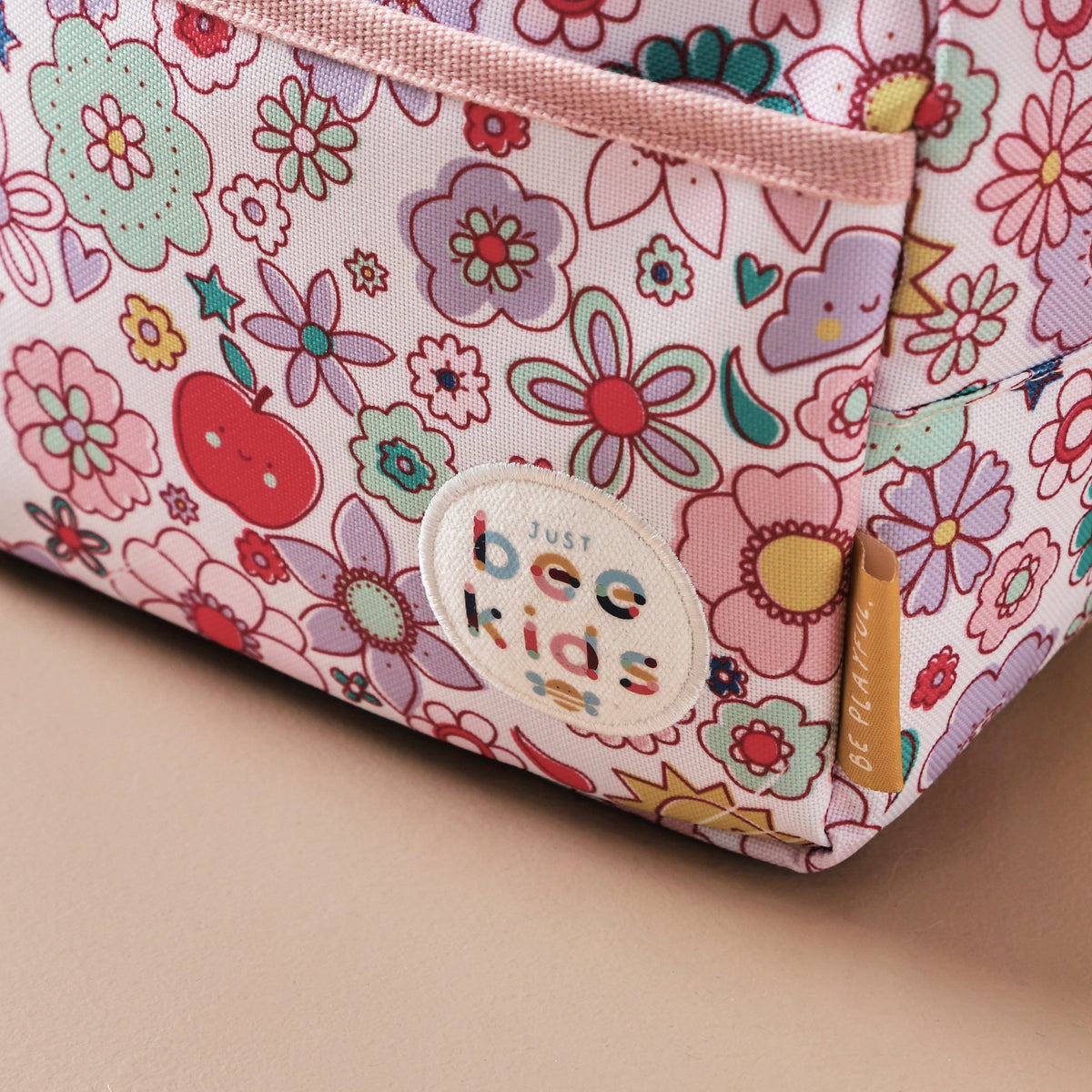 Retro Floral Insulated Lunch Bag for Children