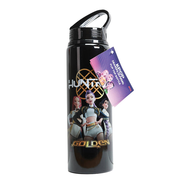 KPop Demon Hunters - Flip-top Bottle (650 ml). Gold