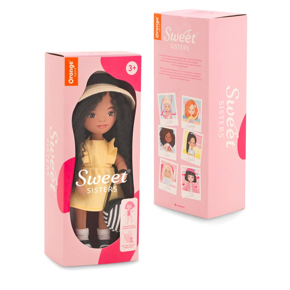 Tina-pop met gele jurk, 32 cm