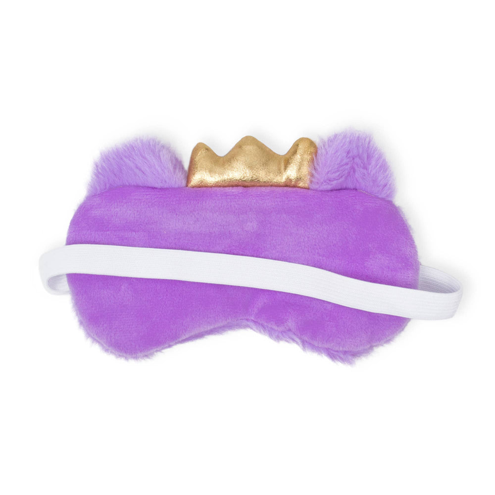 Pantoffels en nachtmasker - Paars