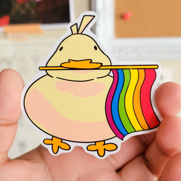 Duck Pride Sticker