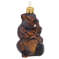 Kerstbal in de vorm van een bever
