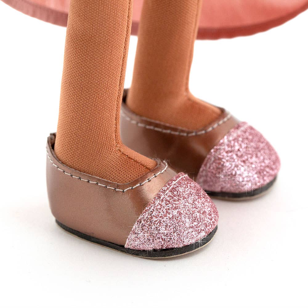 Tina doll in pink sequined dress - 32 cm