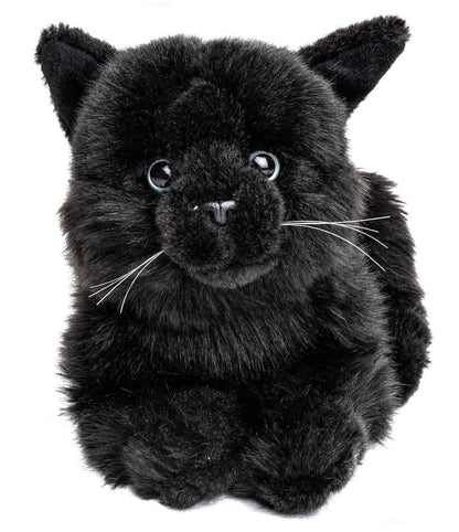 Peluche Chat couché - Noir