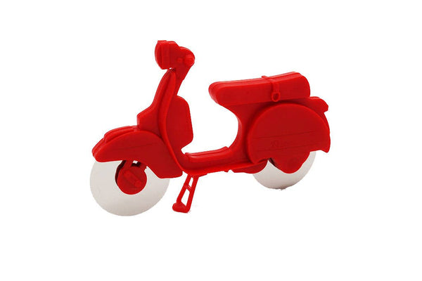Retro Red Scooter Pizza Cutter