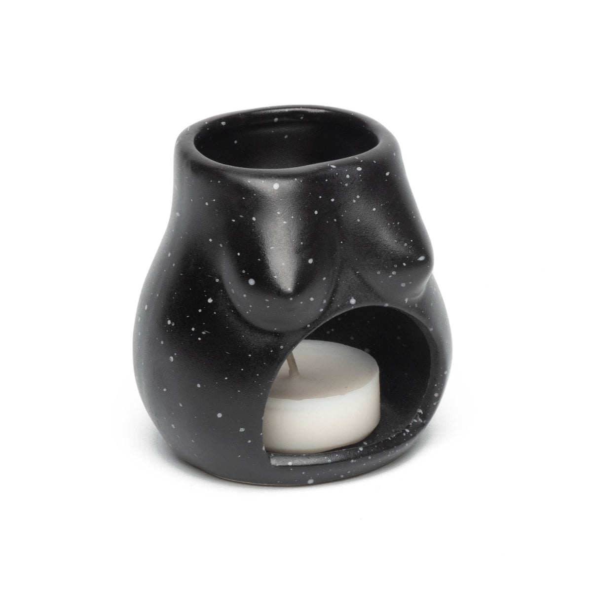 Black Hand-Painted Opening Candlestick