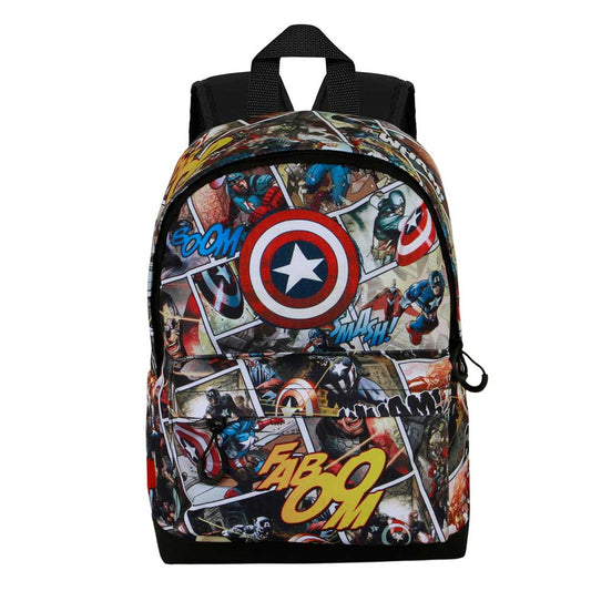 Small HS FAN Marvel Backpack - Captain America Comic
