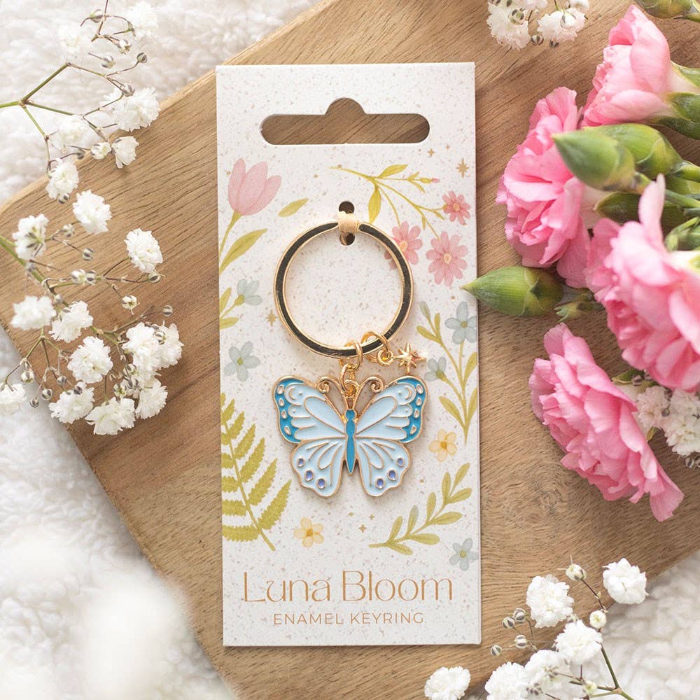 Luna Butterfly Keychain