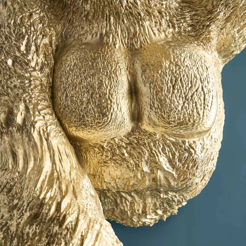 Gorilla Jungle Jack Gold Wall Sconce
