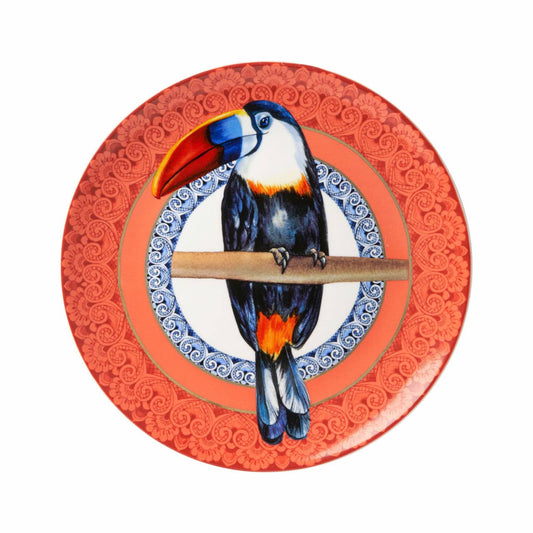 Mandala Toucan Wall Plate