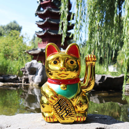 Lucky white cat 18cm