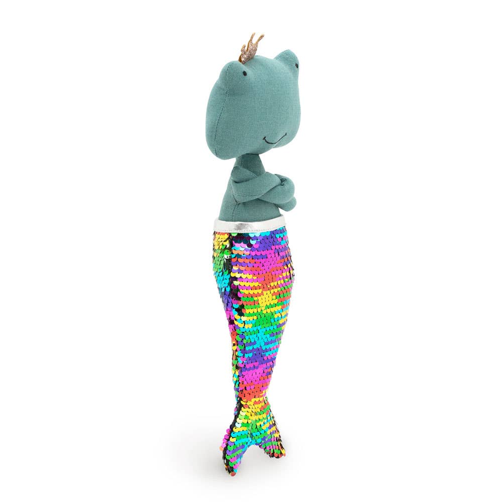 Cotton soft toy, Fiona The Frog: Mermaid-29cm-3+