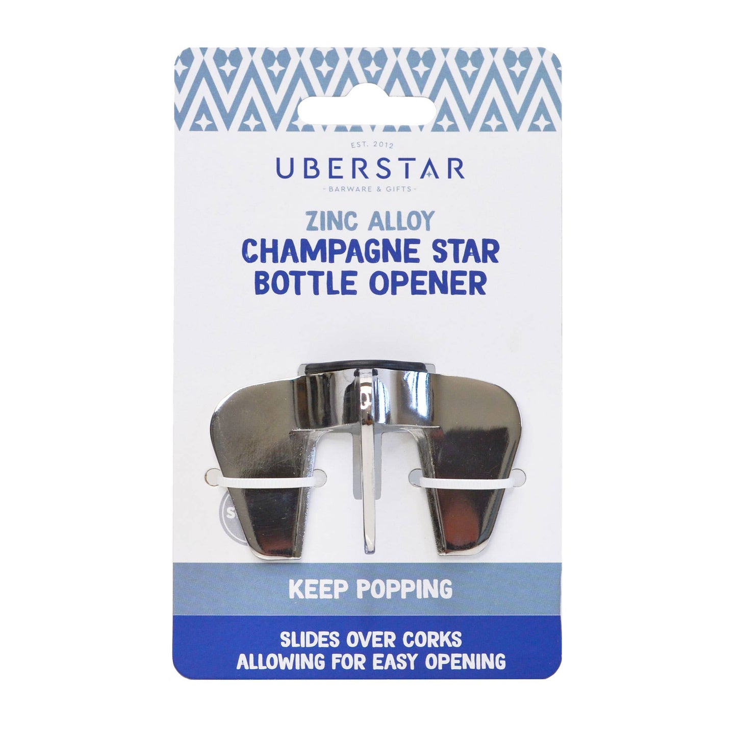 Easy Champagne Star Bottle Opener