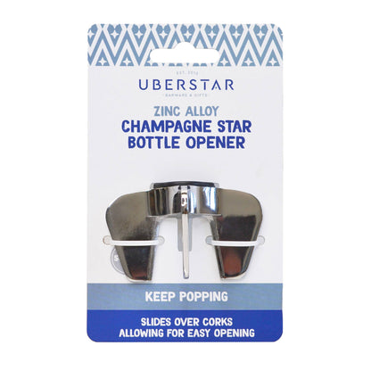 Easy Champagne Star Bottle Opener