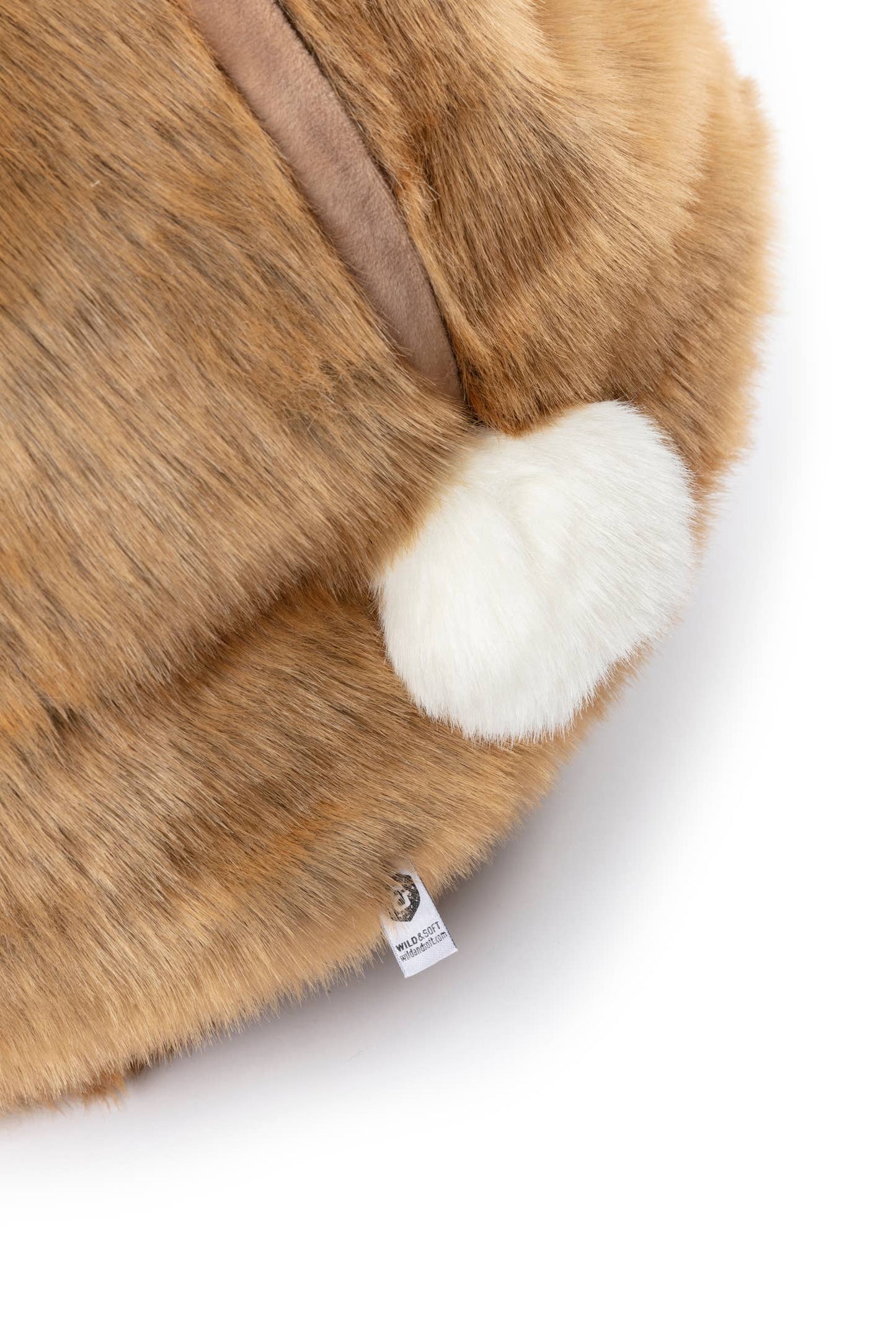 Soft and comfortable bunny pouf
