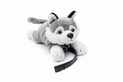 Peluche Husky (avec laisse), Uni Toys