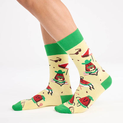 Beach Watermelon Socks