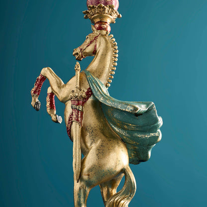 Circus Horse Chandelier, Gold, 17.5 x 9.5 x 36.5 cm