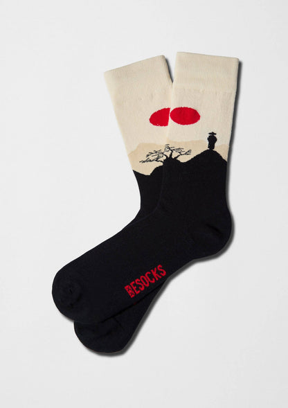BeJapan Samurai - Chaussettes 100 % coton biologique