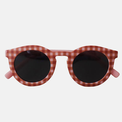 Children's Sunglasses - CAT 3 - Pink Gingham