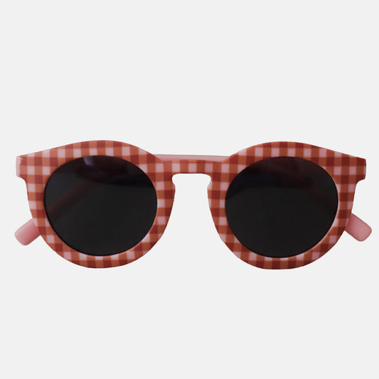 Children's Sunglasses - CAT 3 - Pink Gingham