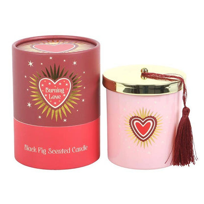 Sacred Heart Scented Candle - Black Fig