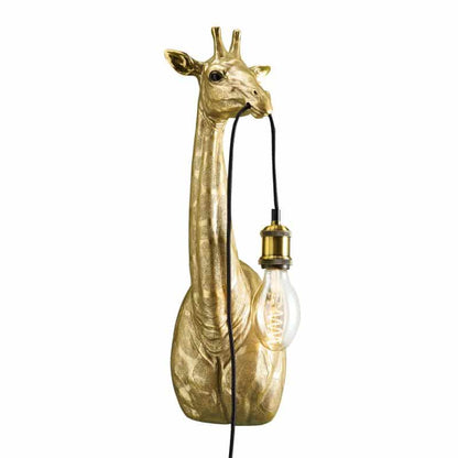 Lucie Giraffe Wall Sconce, Gold