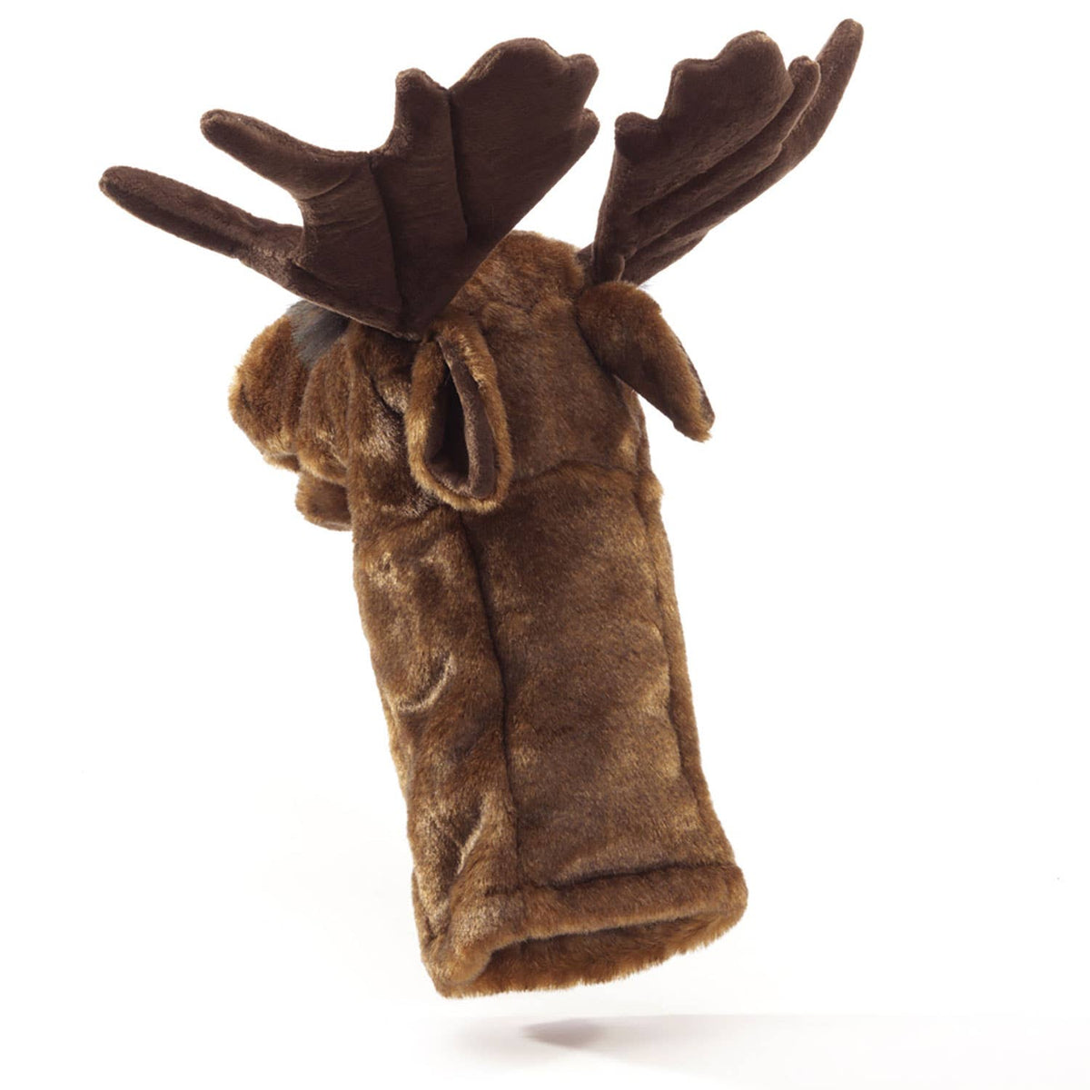 Elk hand puppet for puppet theatre