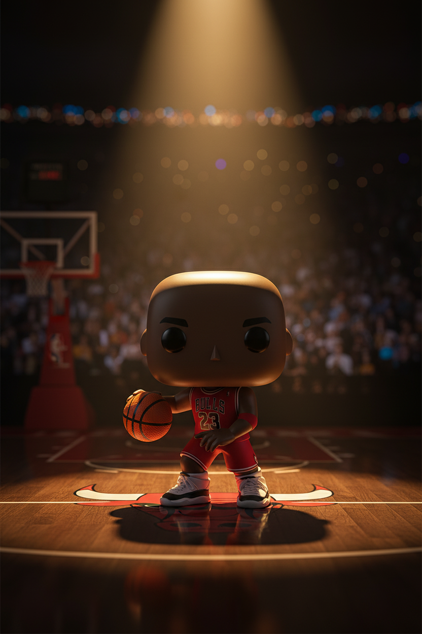 Pop! Jumbo Michael Jordan (Red Jersey)