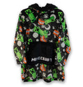 Hoodie couverture enfant Minecraft Creeper TNT