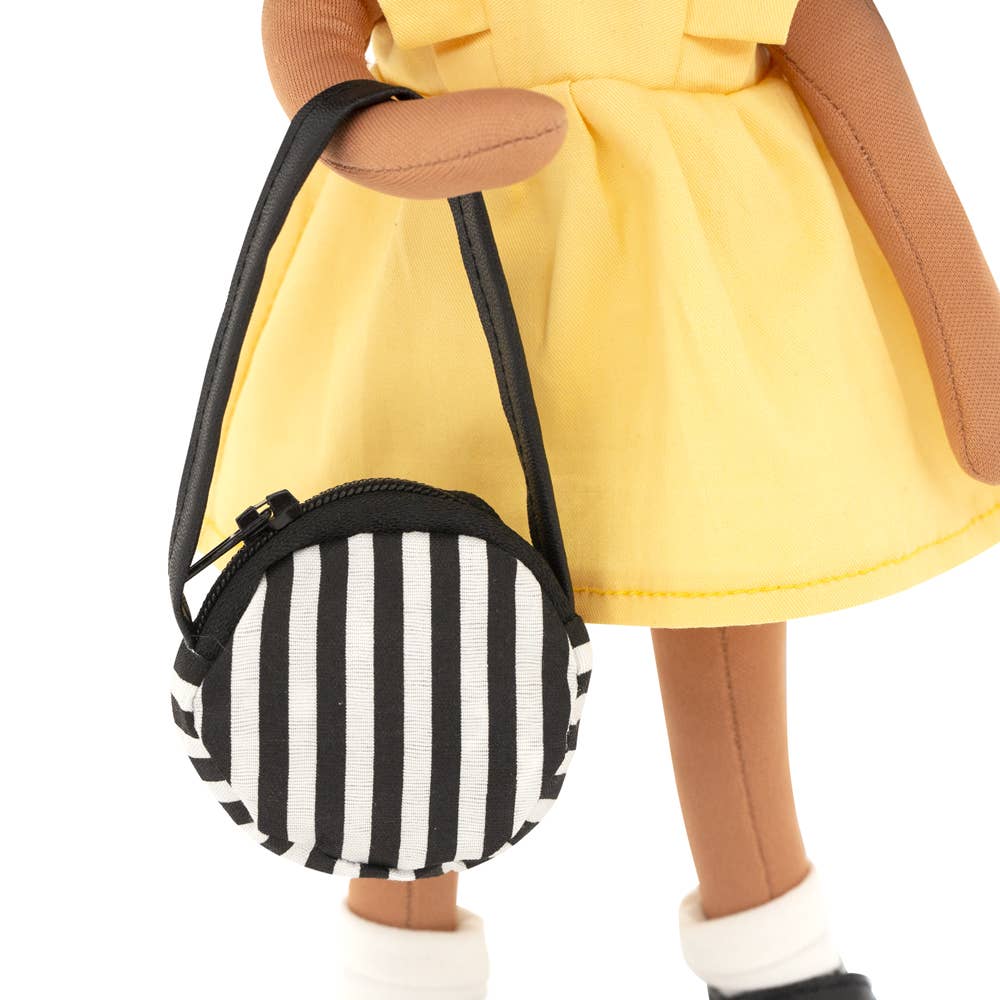 Tina-pop met gele jurk, 32 cm