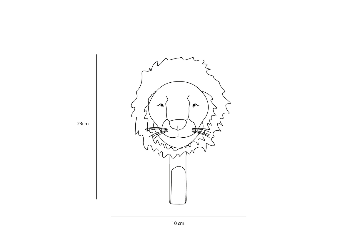 Plush Lion Coat Hook