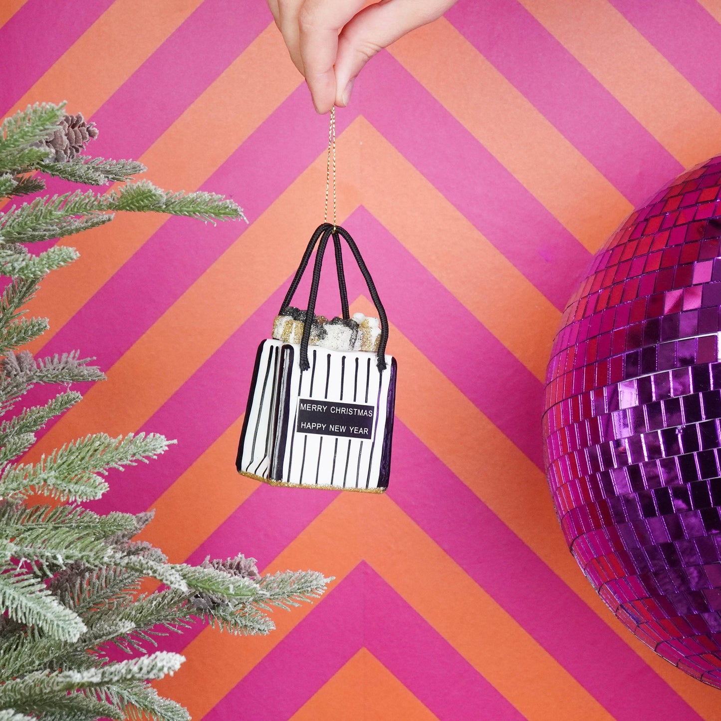 Boule de Noël Sac de courses