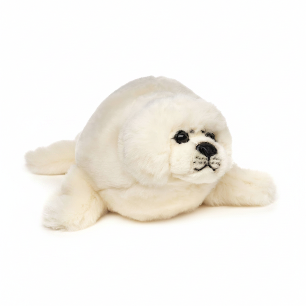 White seal plush toy