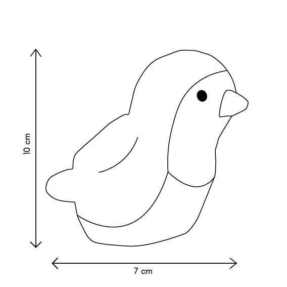 Tuinvriendje pluche speelgoed - Robin