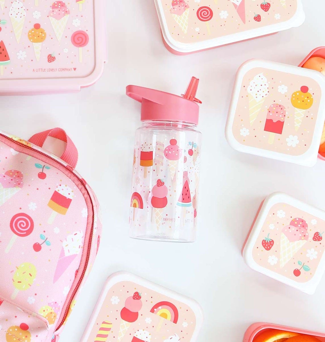 Gourde enfant - Glaces – vue 4 – A Little Lovely Company