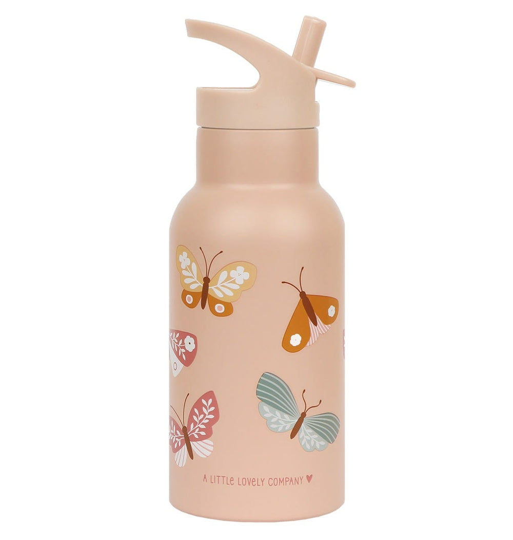 Gourde enfant en inox - Papillons