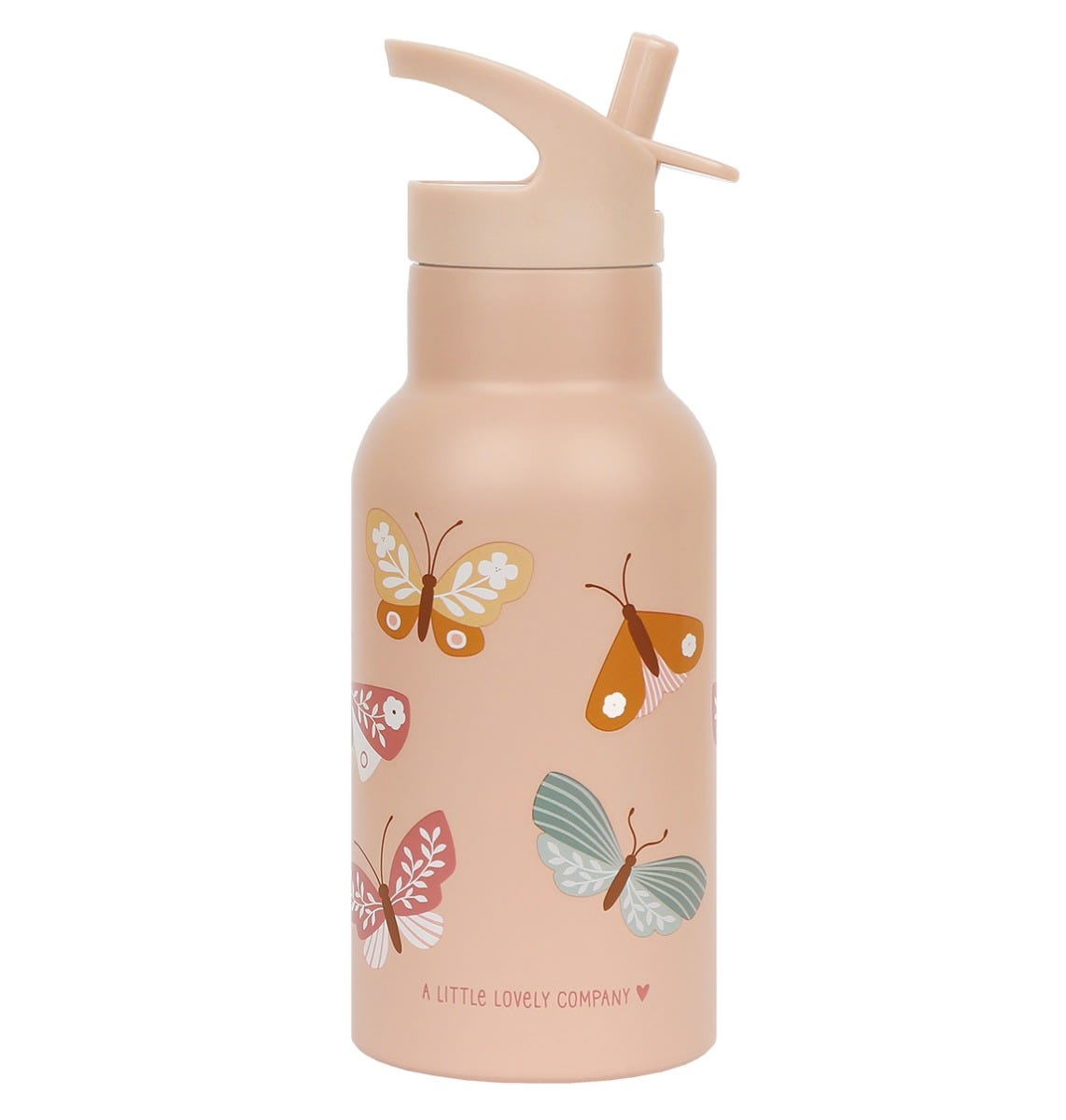 Gourde enfant en inox - Papillons – vue 3 – A Little Lovely Company