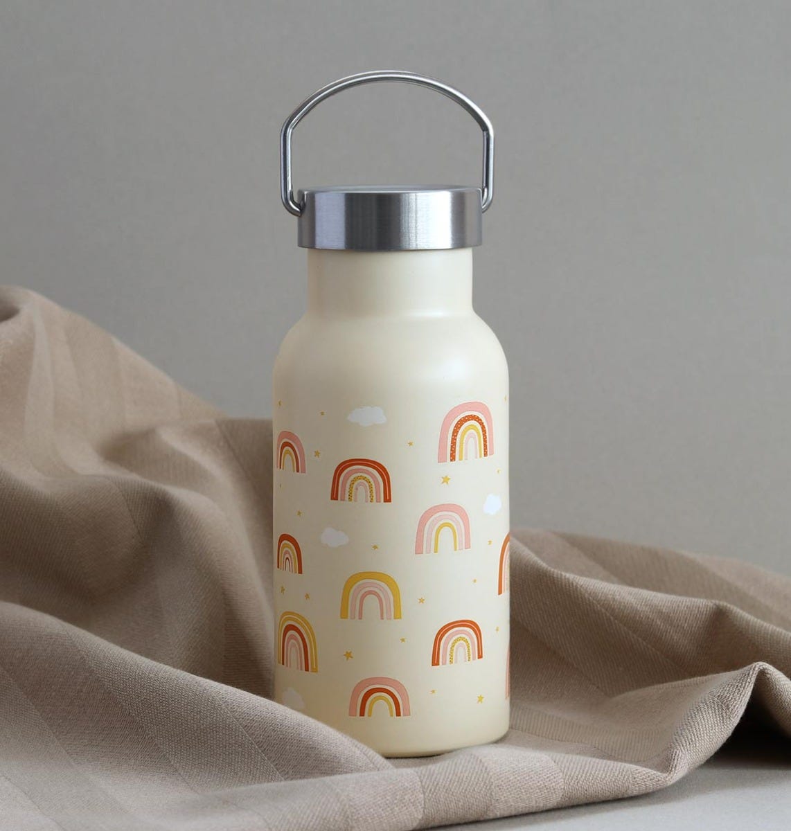 Gourde enfant en inox - Arcs-en-ciel