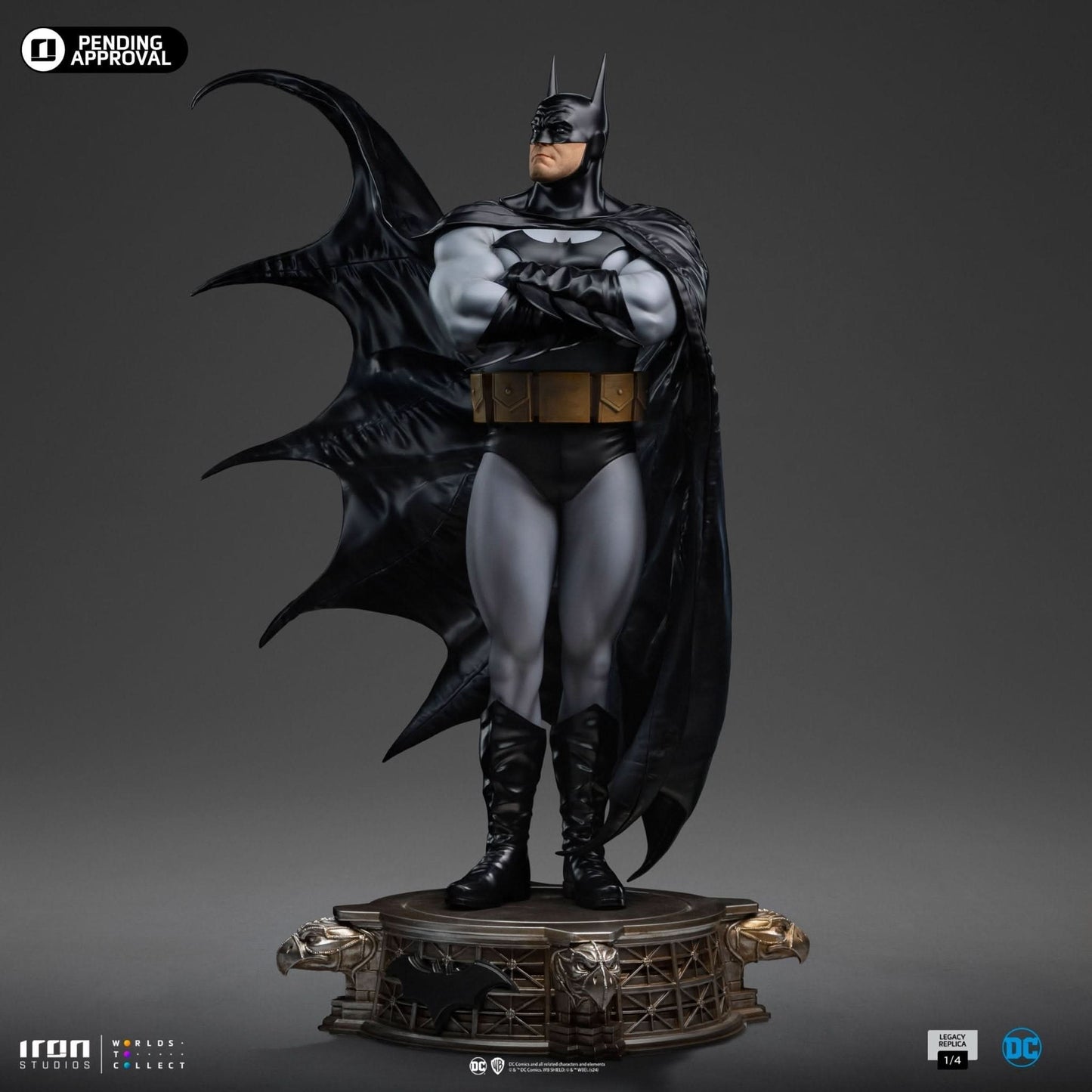 Batman DC Trinity Statue - DC Comics - Legacy Replica 1/4 - Iron Studios