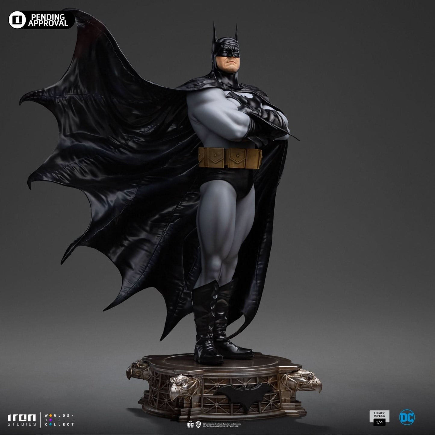Batman DC Trinity Statue - DC Comics - Legacy Replica 1/4 - Iron Studios