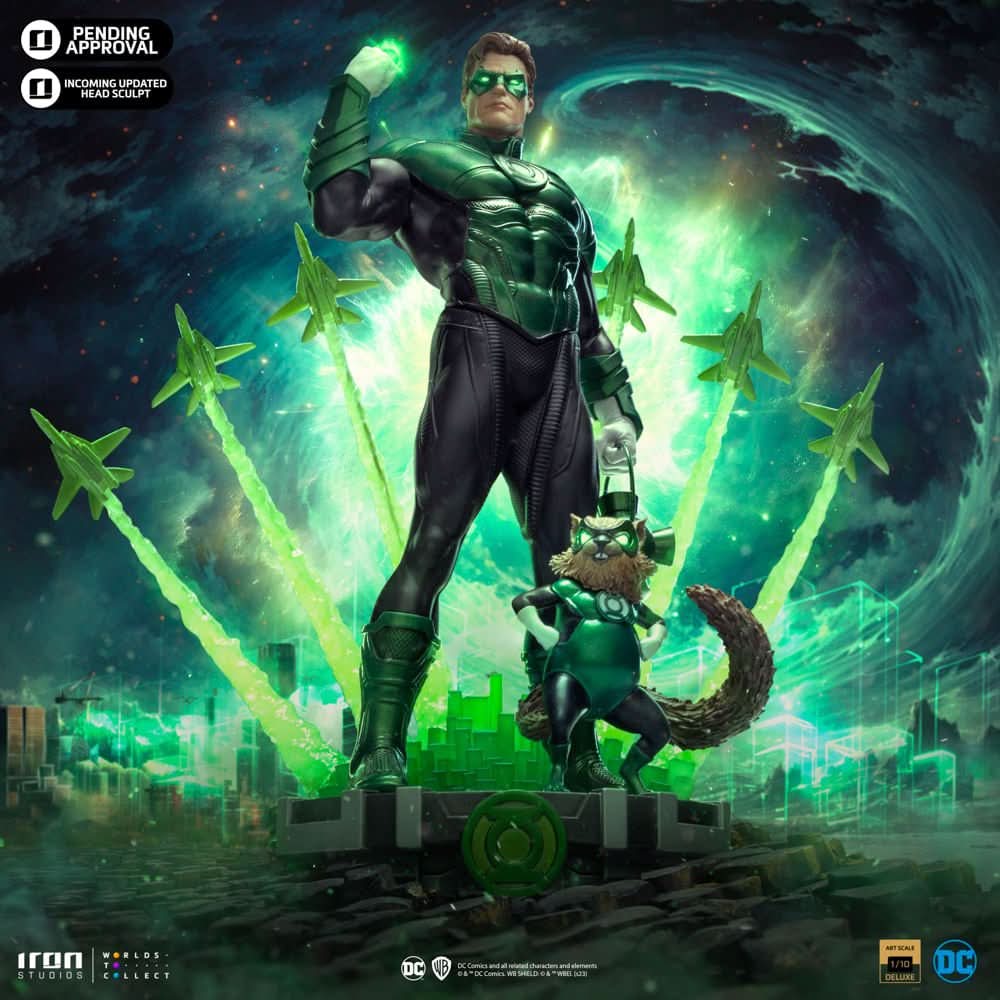 Green Lantern Unleashed Statue - DC Comics - Art Scale 1/10 - Iron Studios